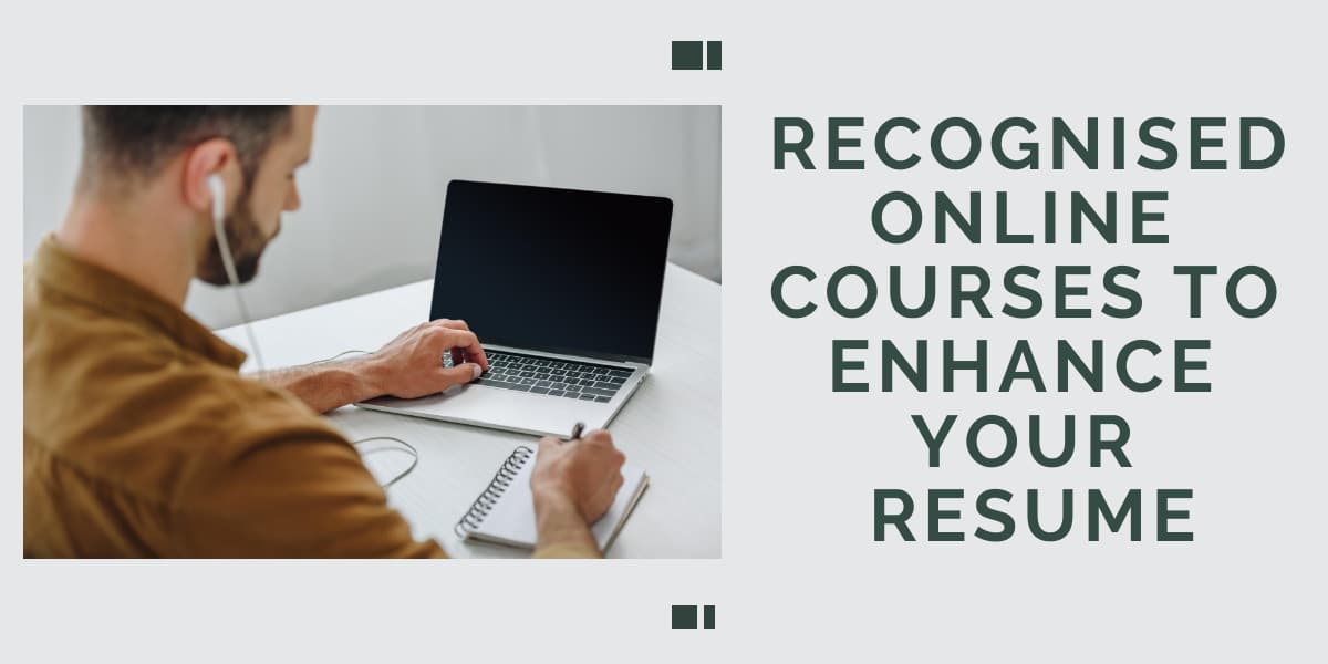 Recognised Online Courses